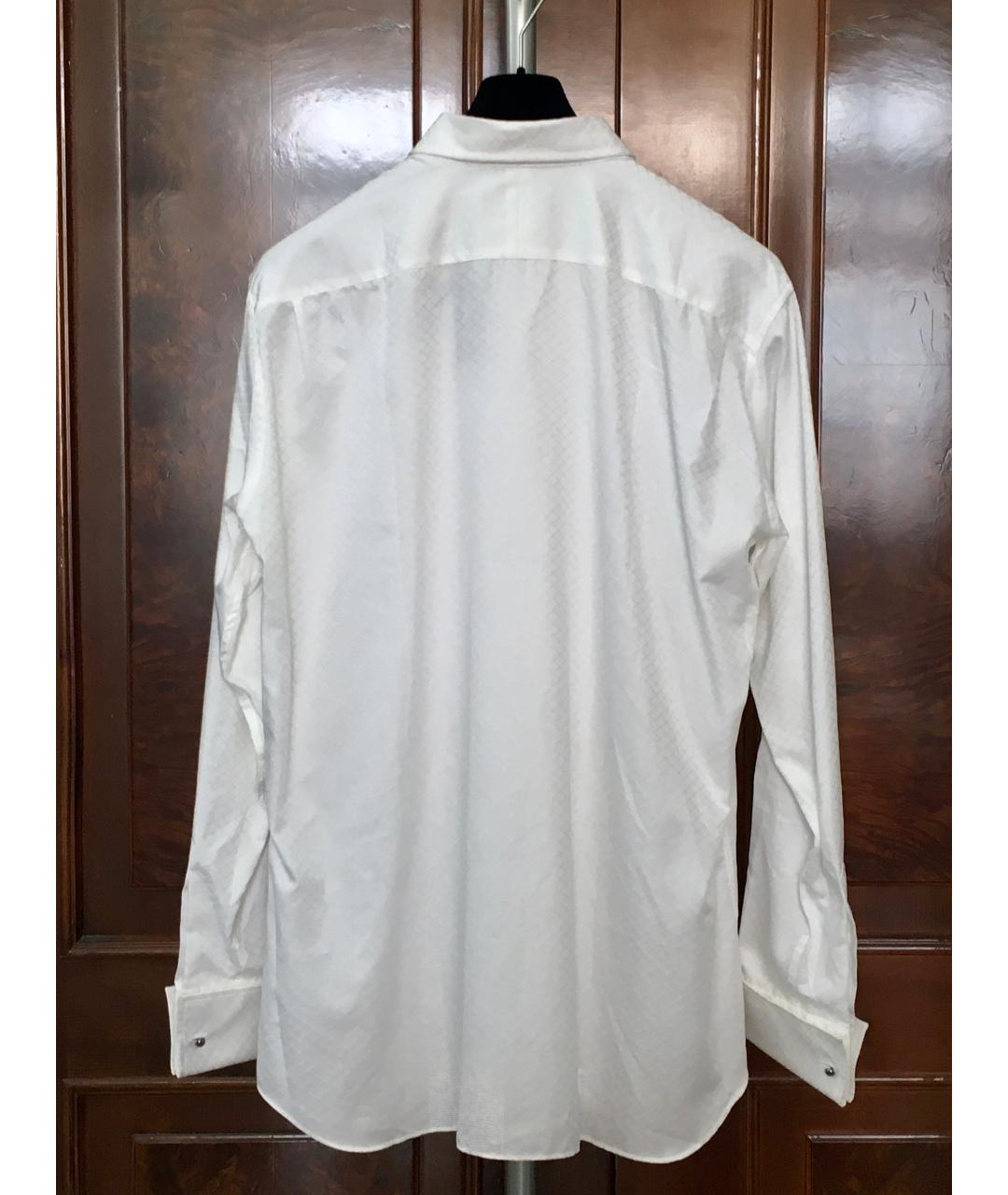 CHRISTIAN LACROIX Белая хлопковая классическая рубашка, фото 2
