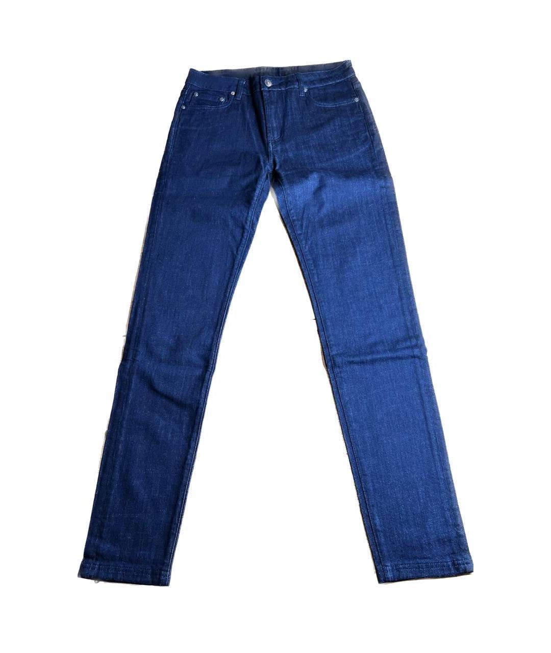 GIVENCHY Темно-синие хлопковые прямые джинсы, фото 1