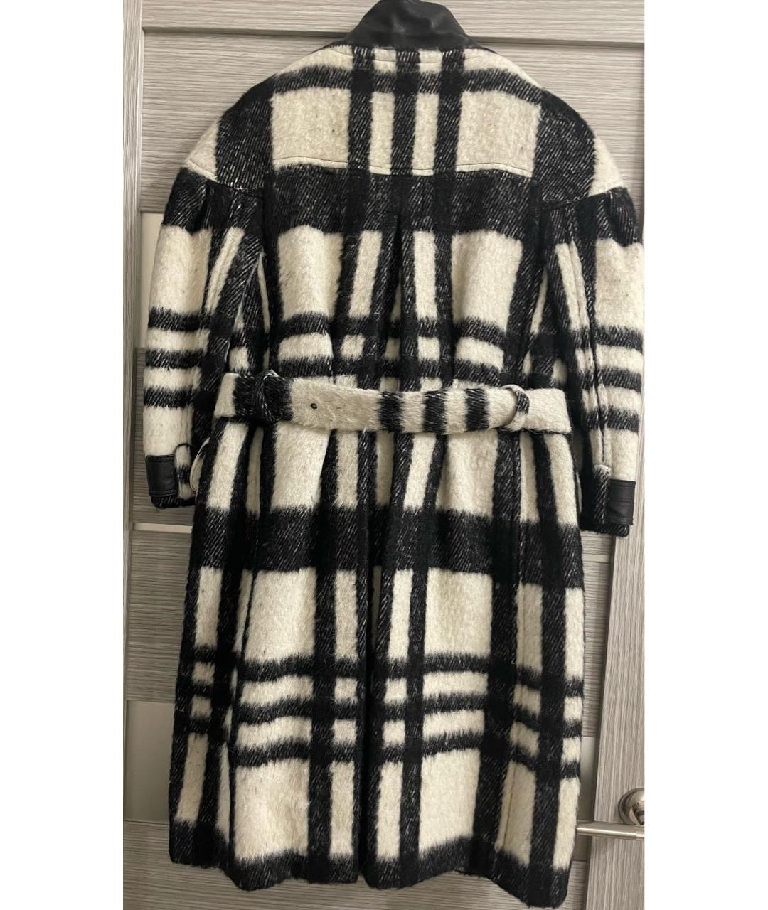 BURBERRY Черное шерстяное пальто, фото 2