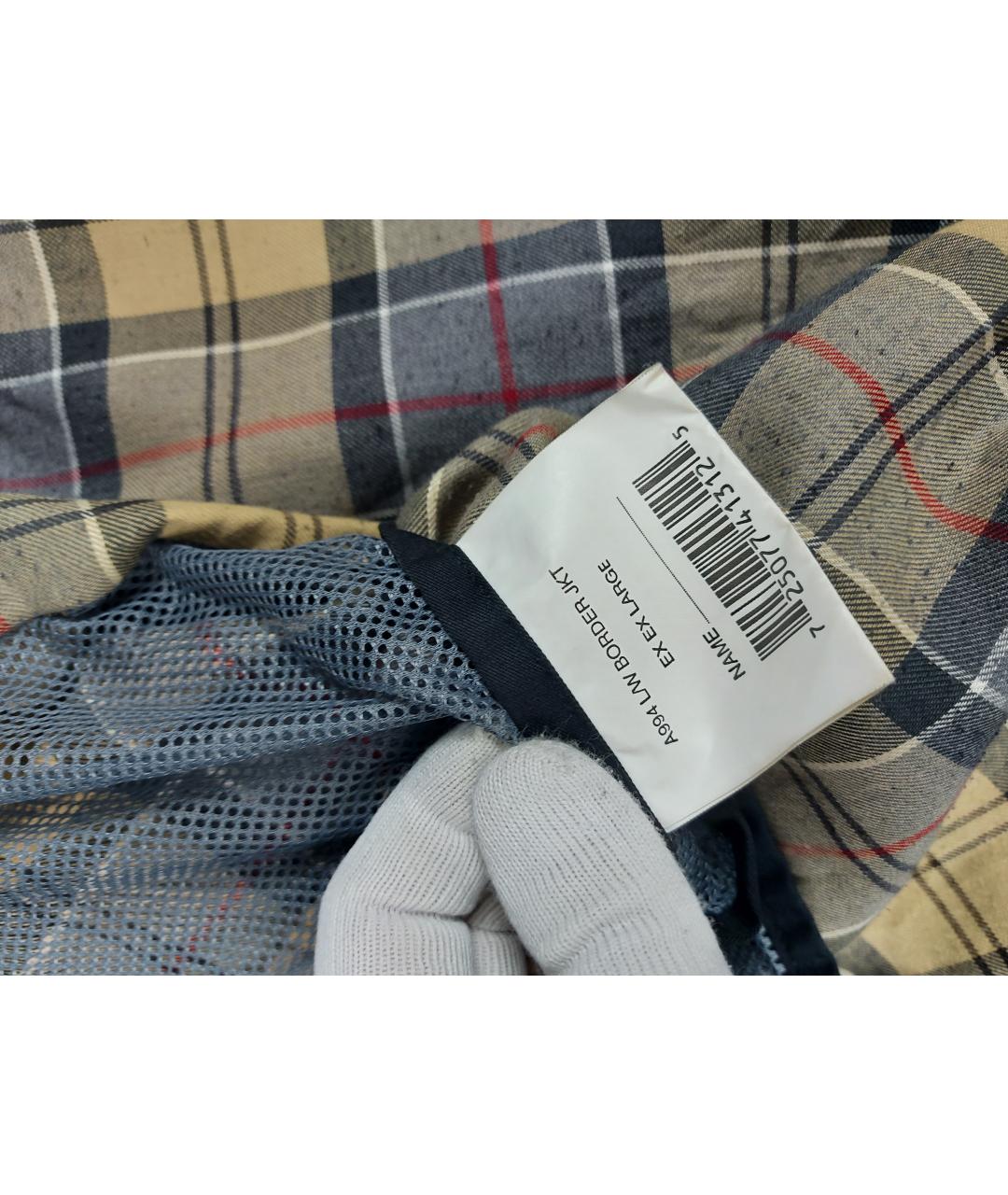 BARBOUR Черная хлопковая куртка, фото 5