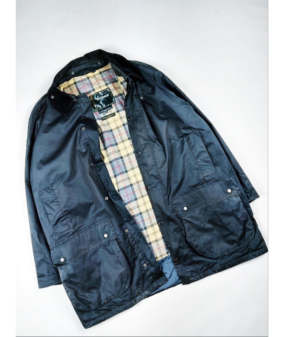 BARBOUR Черная хлопковая куртка, фото 6