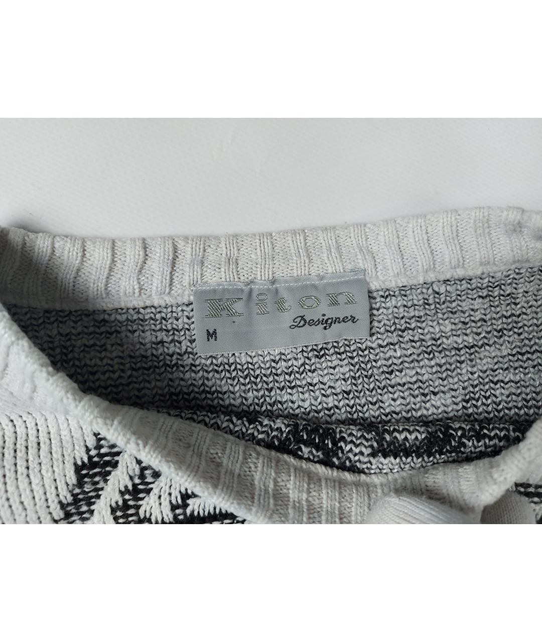 KITON Мульти хлопковый джемпер / свитер, фото 5