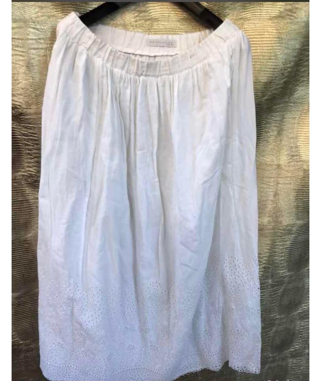 FABIANA FILIPPI Белая хлопковая юбка макси, фото 4