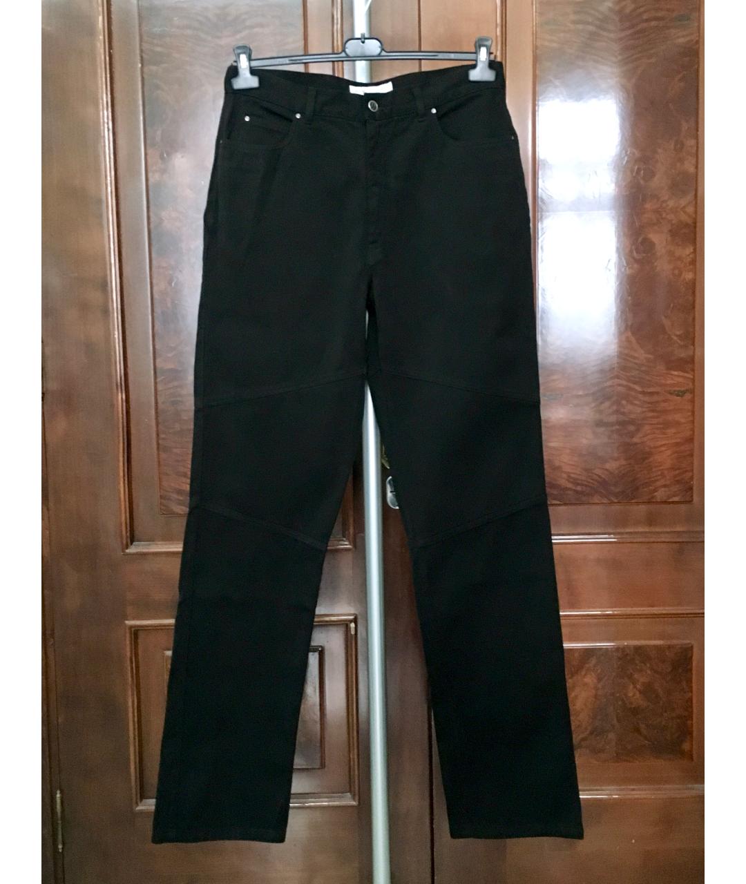 BILANCIONI Черные хлопковые повседневные брюки, фото 8