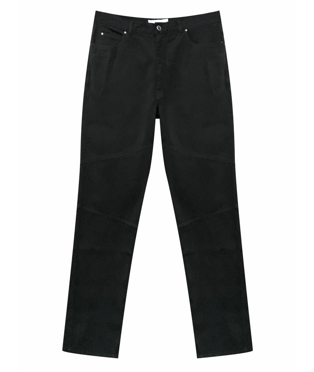BILANCIONI Черные хлопковые повседневные брюки, фото 1