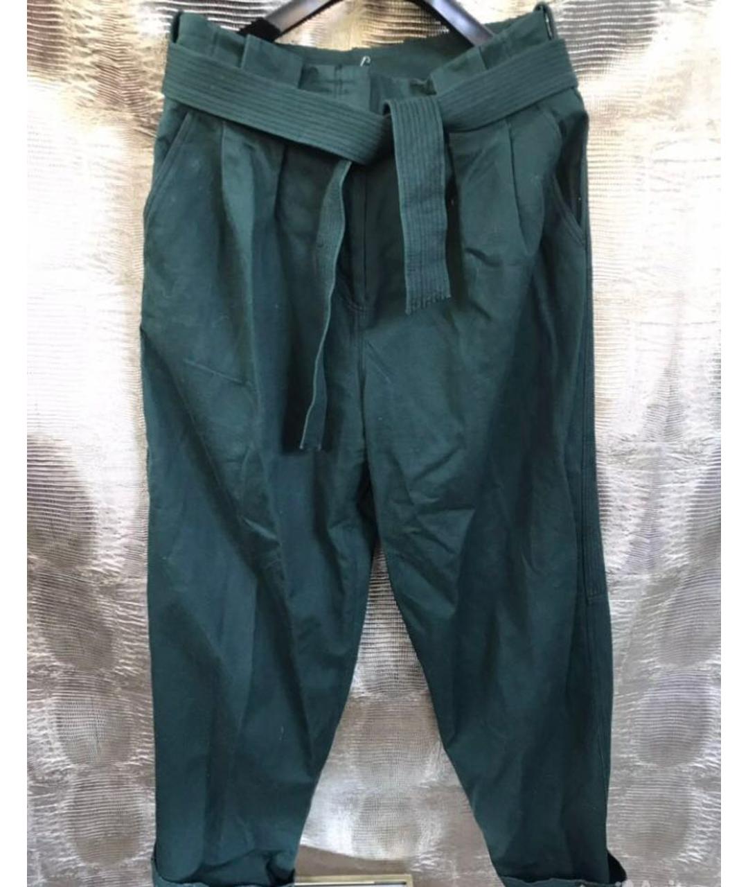 SANDRO Зеленые брюки широкие, фото 4