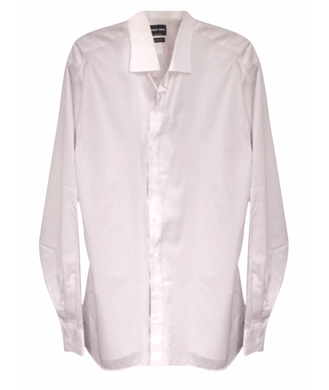 GIORGIO ARMANI Розовая хлопковая классическая рубашка, фото 1