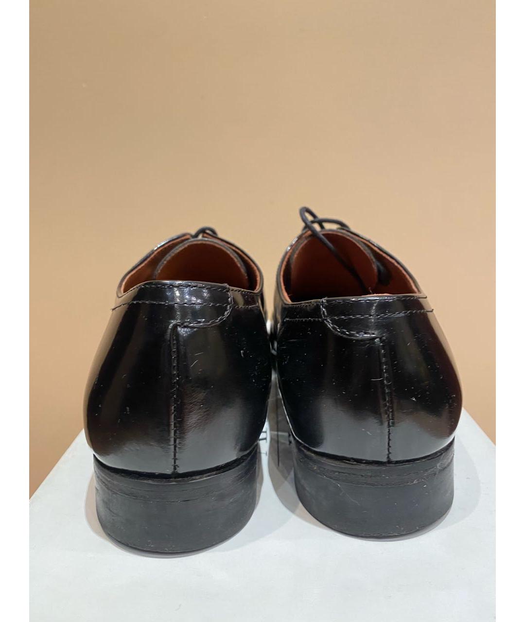 ARMANI JUNIOR Черные ботинки из лакированной кожи, фото 4
