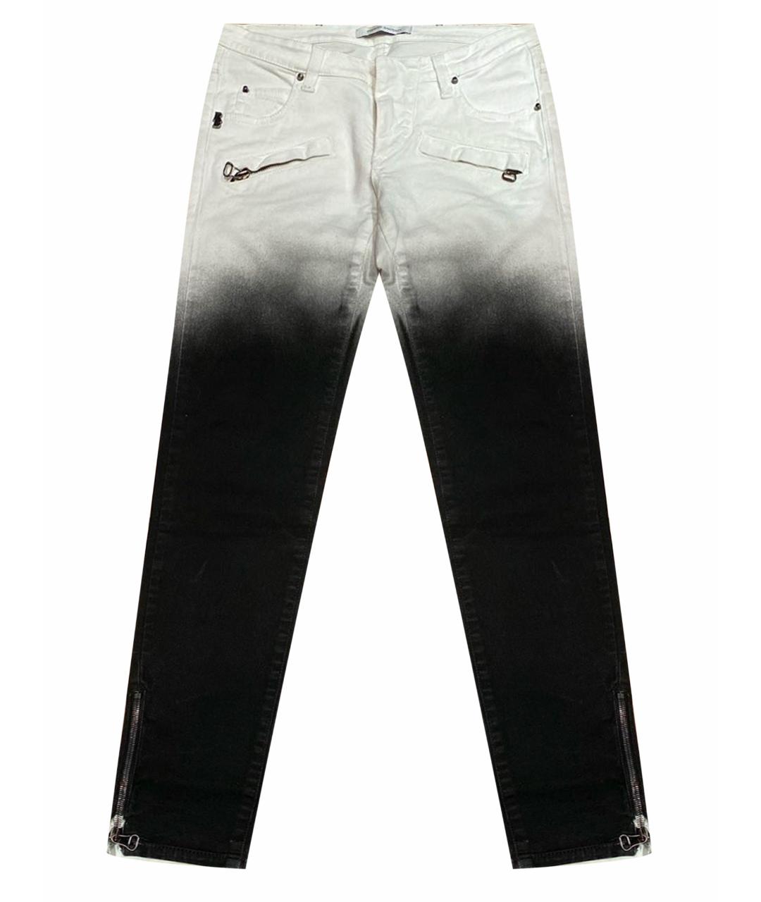 PIERRE BALMAIN Белые хлопковые джинсы слим, фото 1