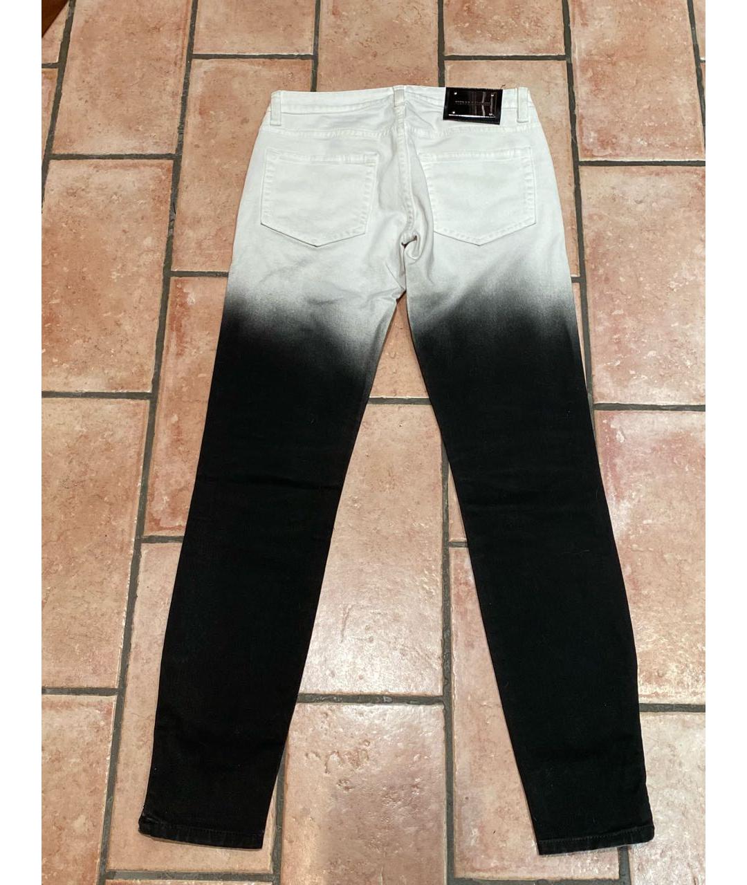 PIERRE BALMAIN Белые хлопковые джинсы слим, фото 2