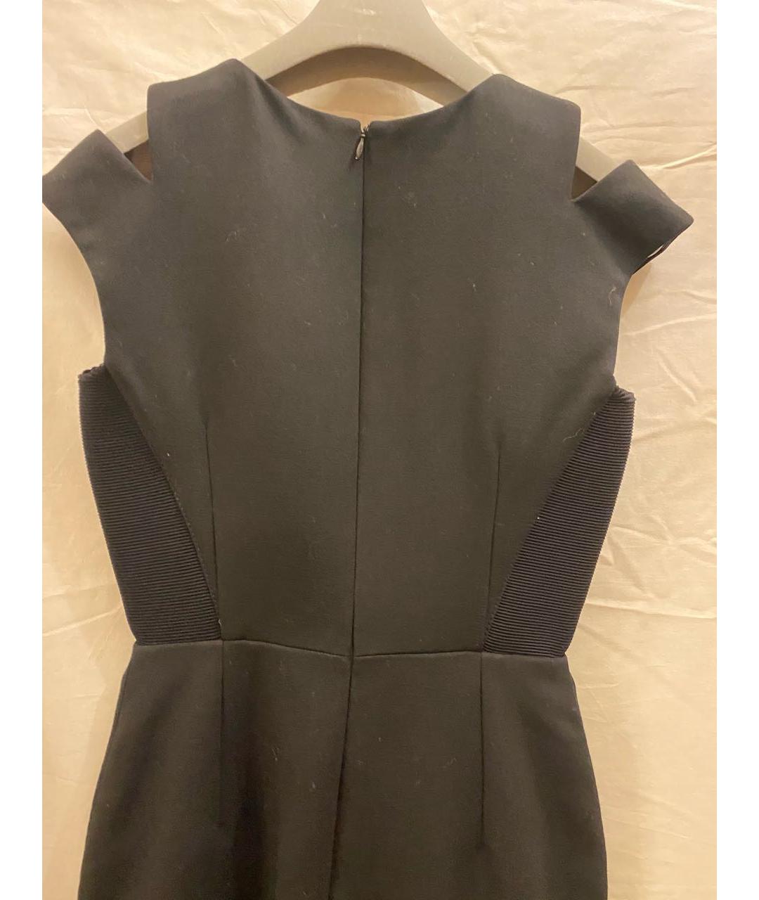 PROENZA SCHOULER Черное шерстяное коктейльное платье, фото 5