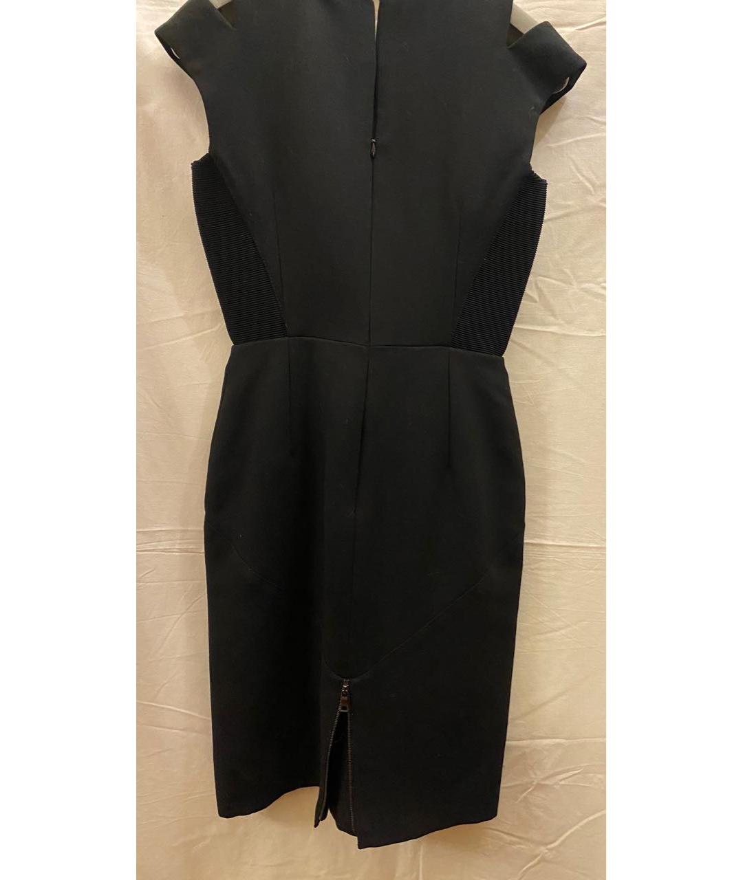PROENZA SCHOULER Черное шерстяное коктейльное платье, фото 4