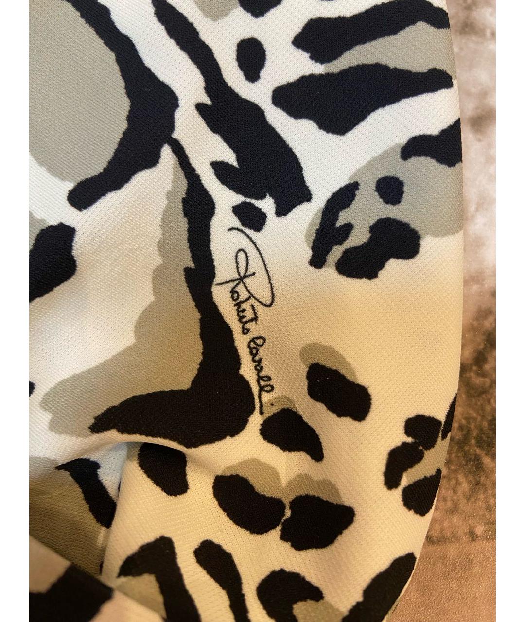 ROBERTO CAVALLI Мульти вискозное коктейльное платье, фото 4