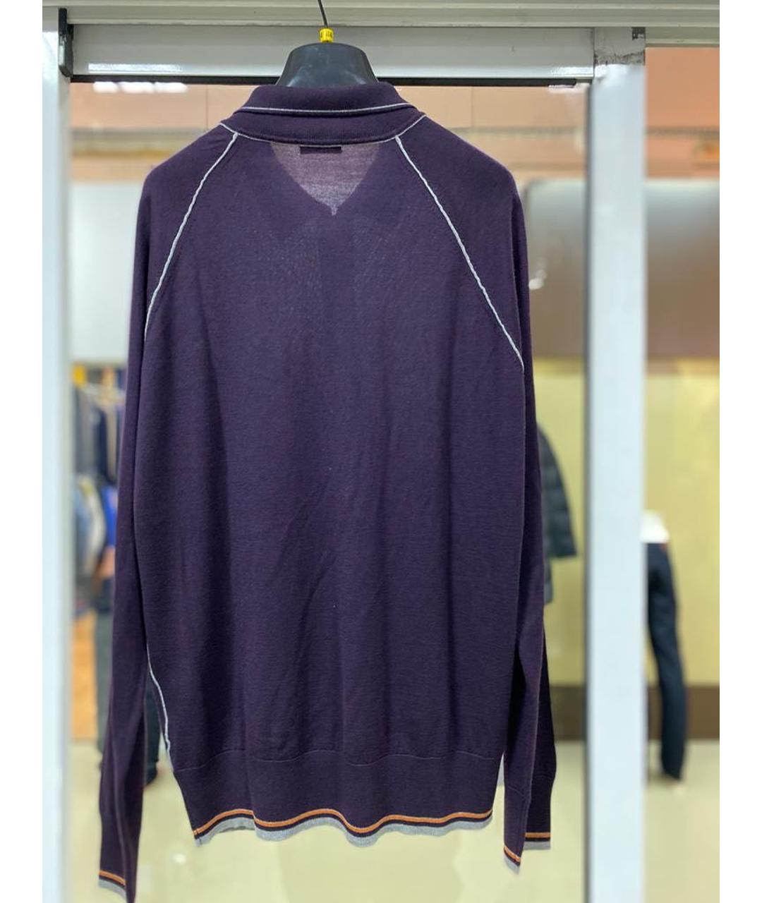 MASSIMO SFORZA Бордовый кашемировый джемпер / свитер, фото 2