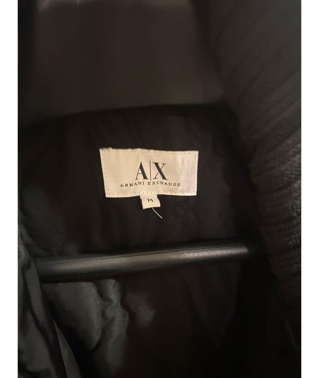 ARMANI EXCHANGE Черная полиэстеровая куртка, фото 3