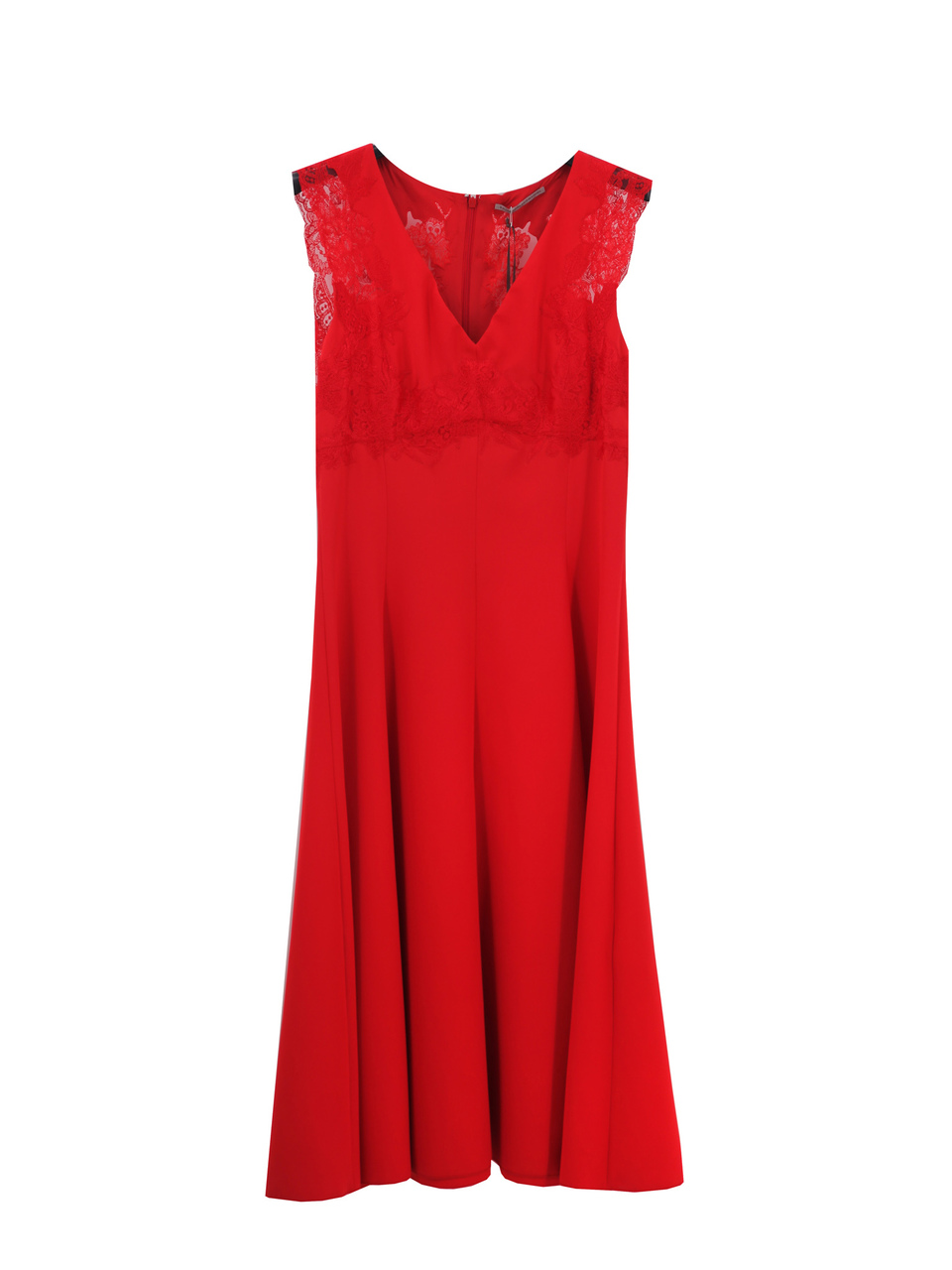 ERMANNO SCERVINO Красное полиэстеровое повседневное платье, фото 1