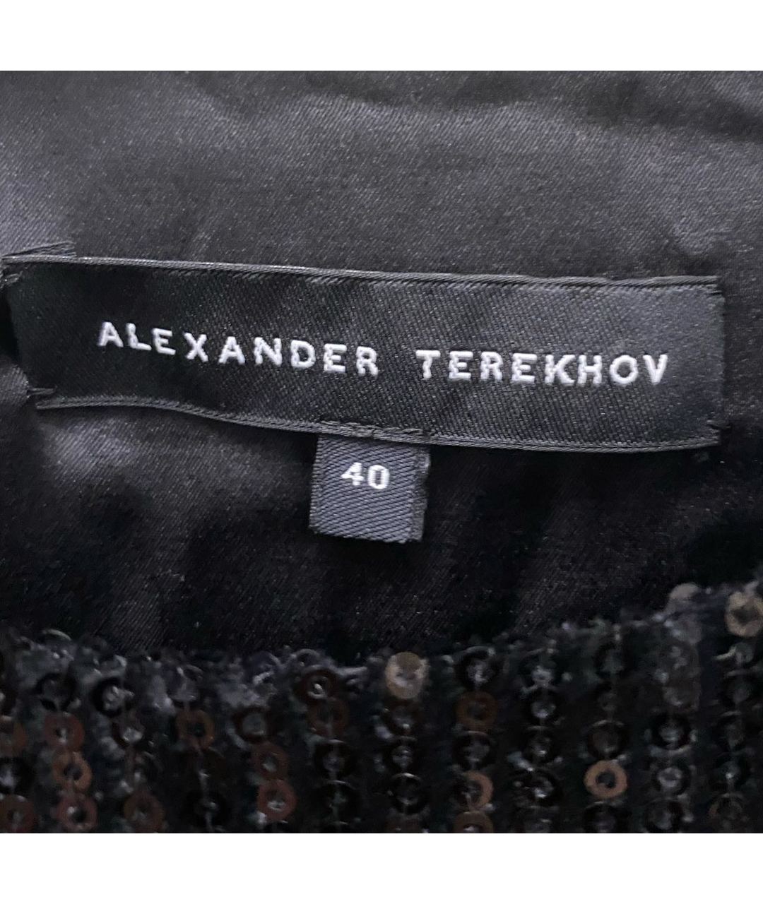 ALEXANDER TEREKHOV Черное коктейльное платье, фото 3