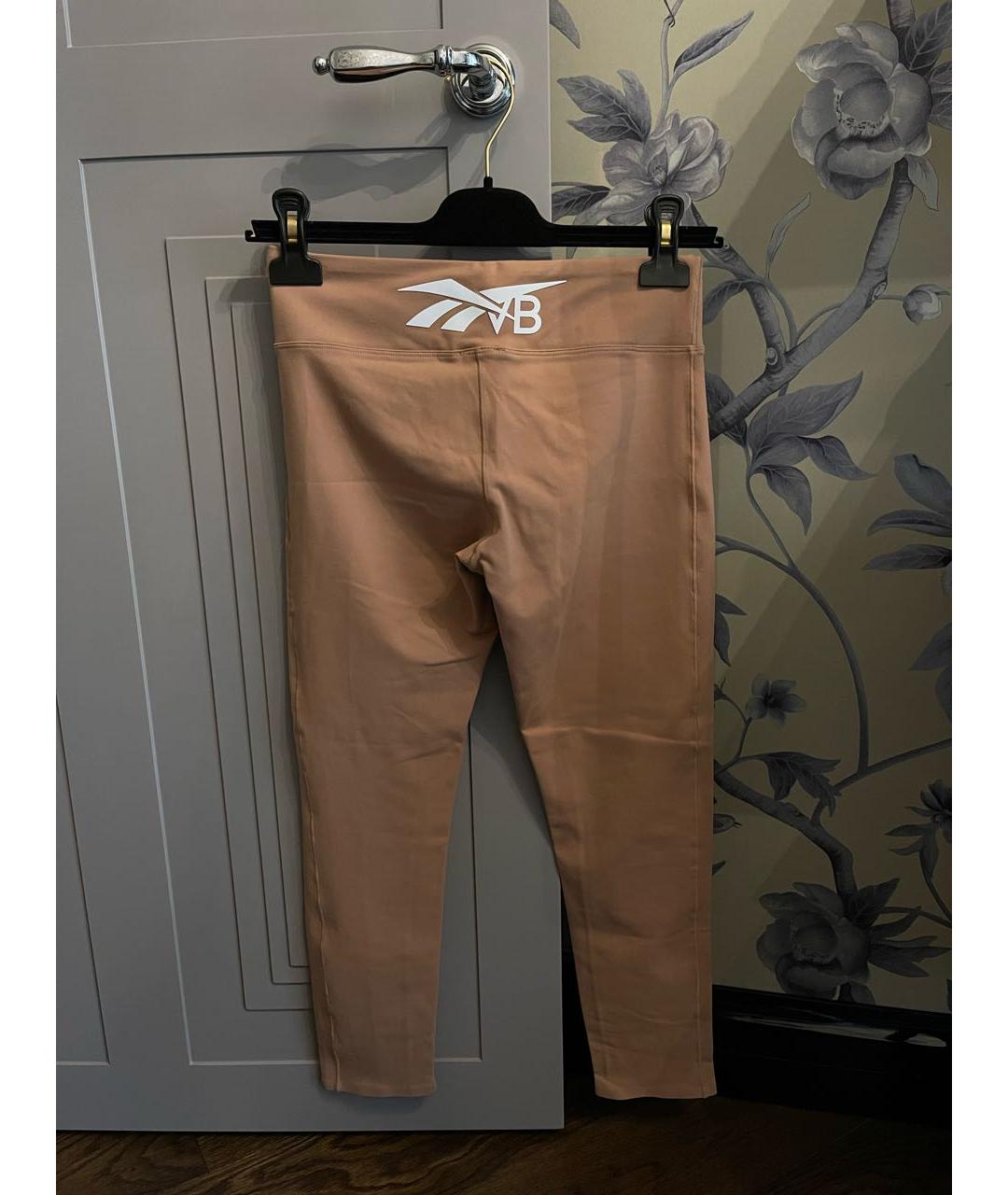 REEBOK VB Бежевые полиамидовые спортивные брюки и шорты, фото 5