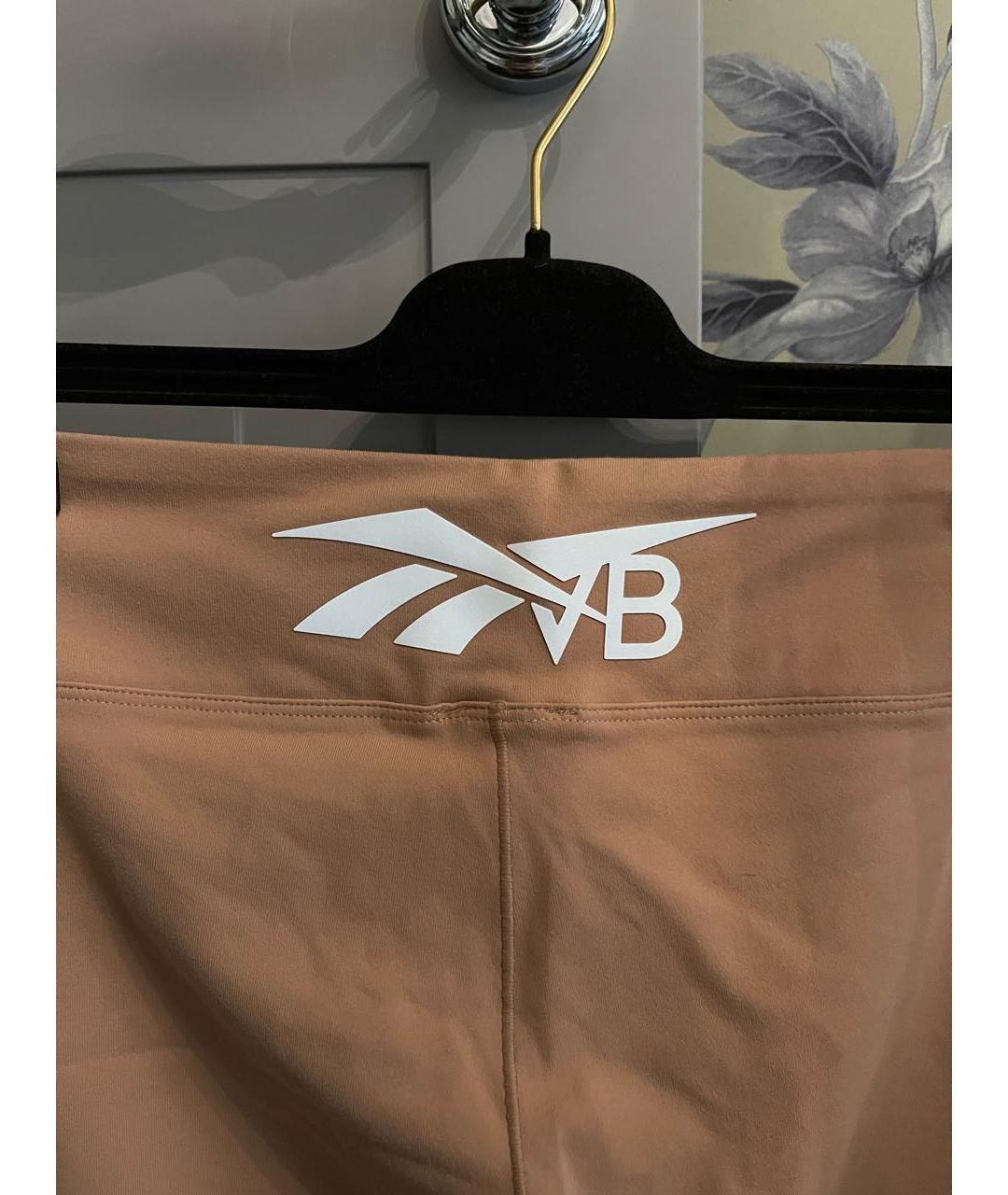 REEBOK VB Бежевые полиамидовые спортивные брюки и шорты, фото 6