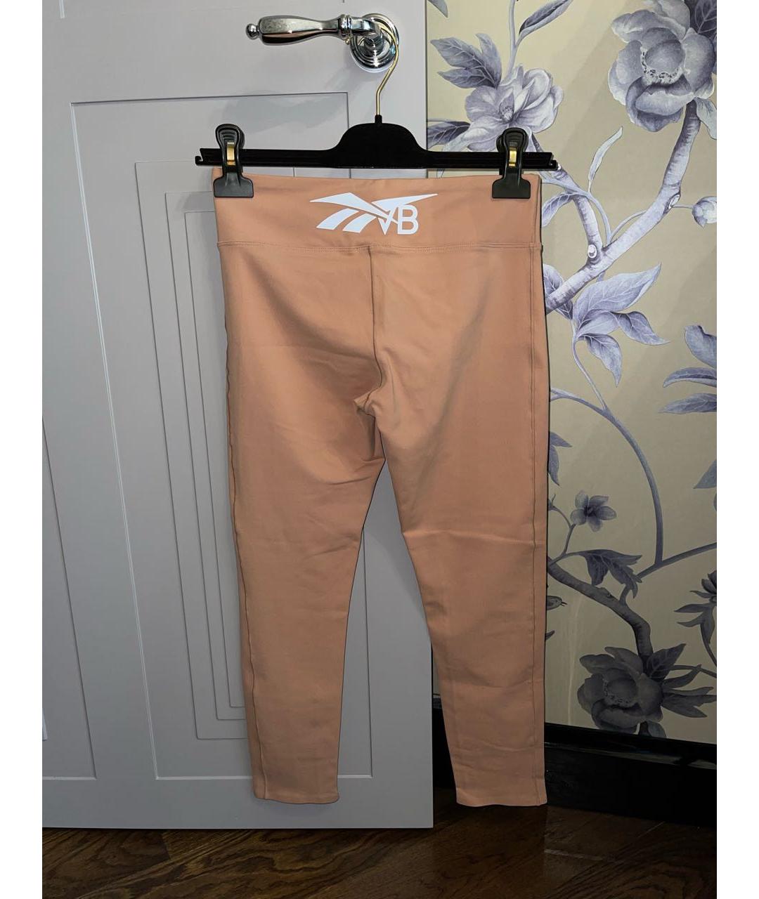 REEBOK VB Бежевые полиамидовые спортивные брюки и шорты, фото 2