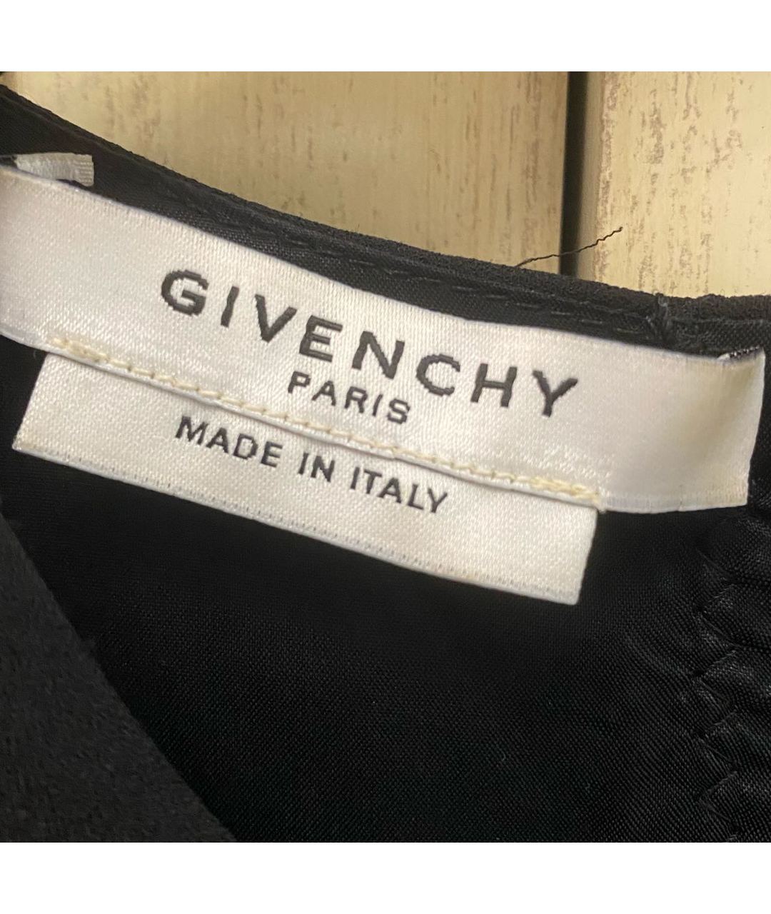 GIVENCHY Черное полиэстеровое платье, фото 2