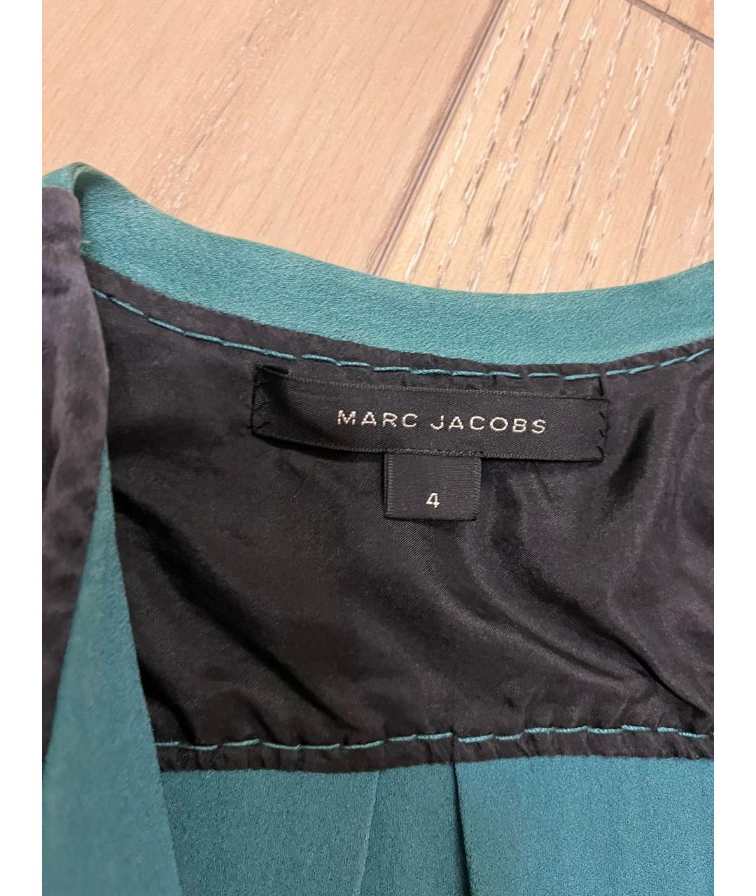 MARC JACOBS Зеленая вискозная блузы, фото 4