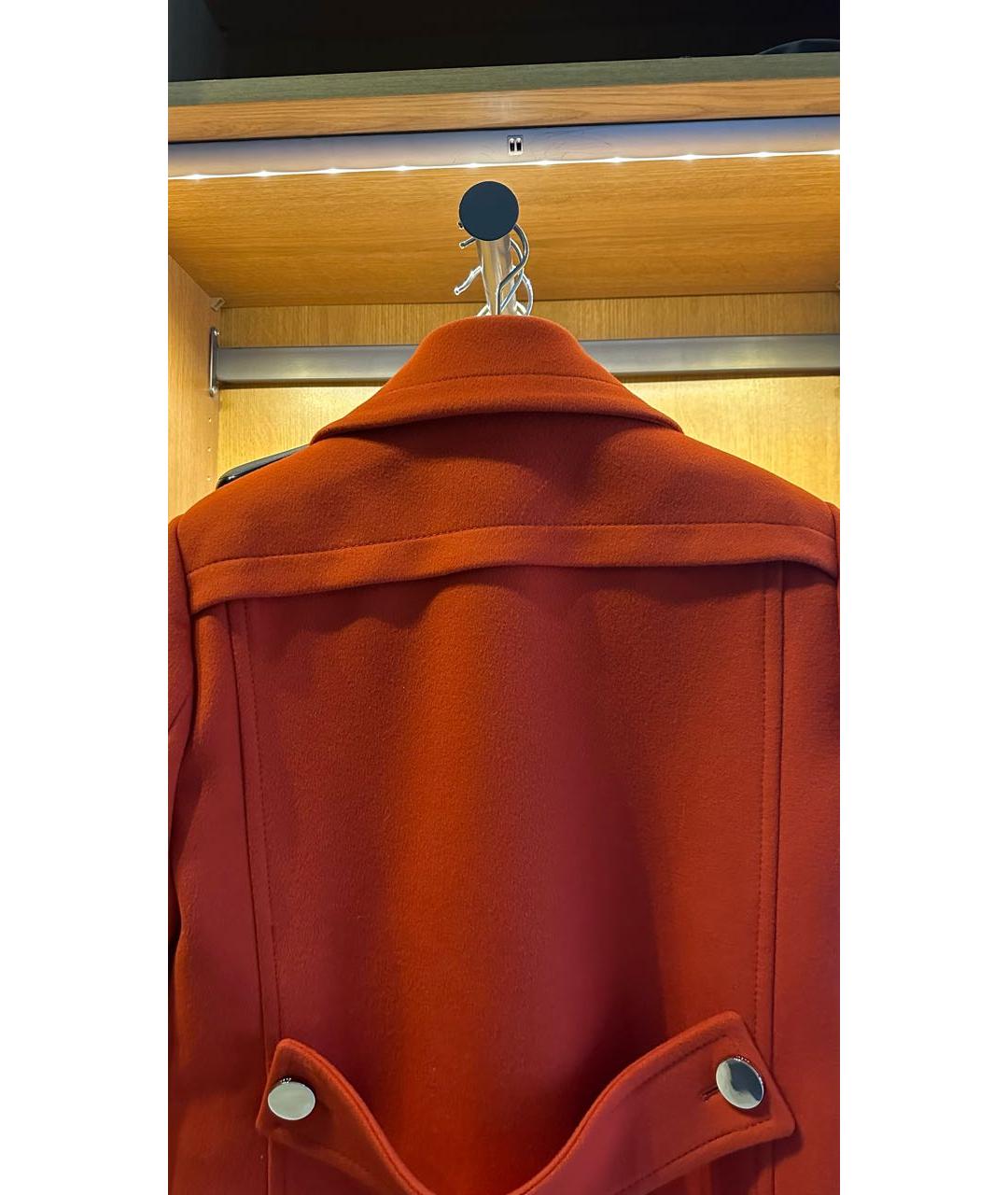GUCCI Красное шерстяное пальто, фото 4