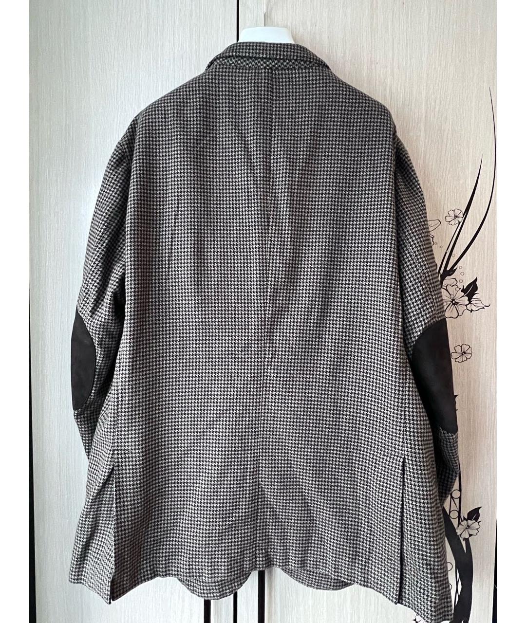 BOGLIOLI Коричневый хлопковый пиджак, фото 2