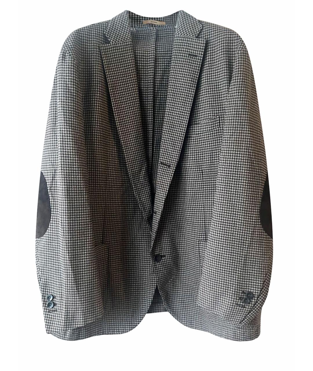 BOGLIOLI Коричневый хлопковый пиджак, фото 1