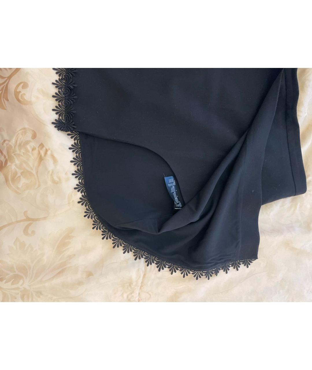 THE KOOPLES Черная полиэстеровая юбка мини, фото 4