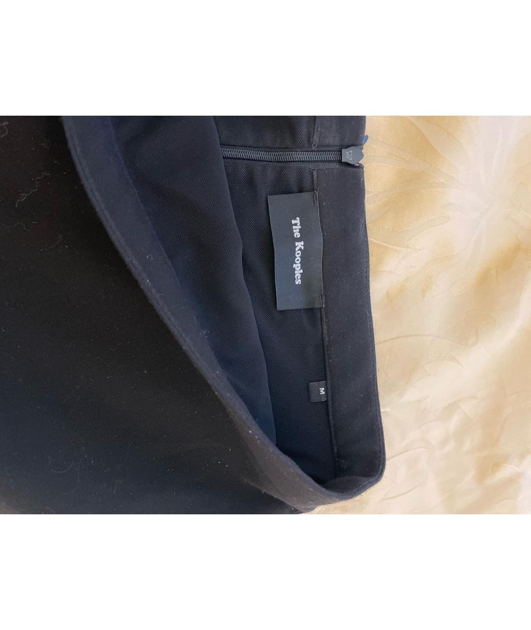 THE KOOPLES Черная полиэстеровая юбка мини, фото 3