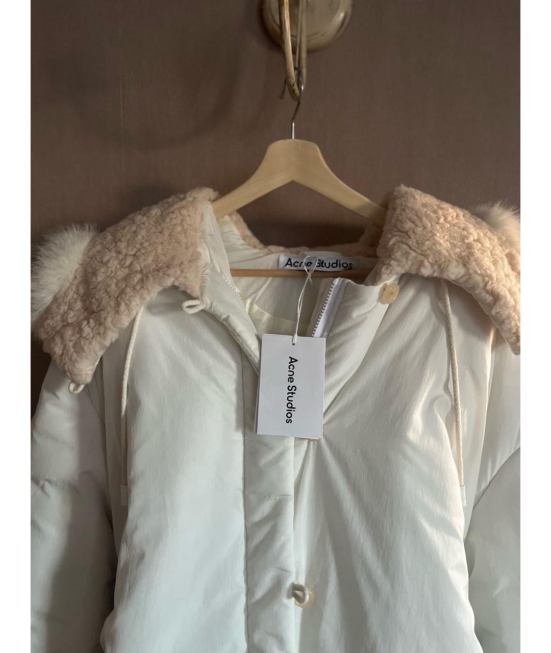 ACNE STUDIOS Белый пуховик, фото 3