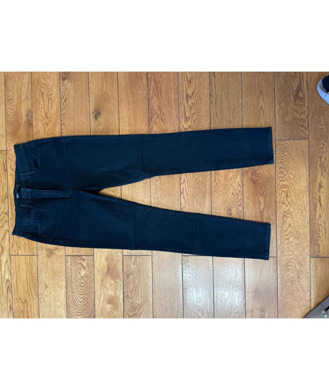 3X1 Черные хлопко-полиэстеровые прямые джинсы, фото 5