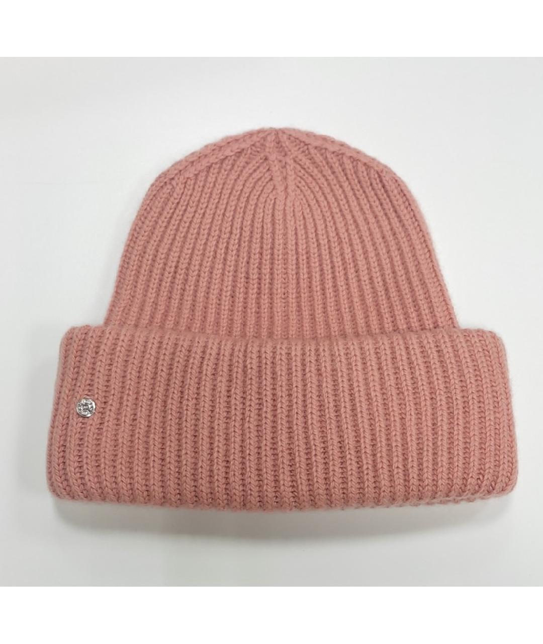 HERMES PRE-OWNED Розовая кашемировая шапка, фото 6