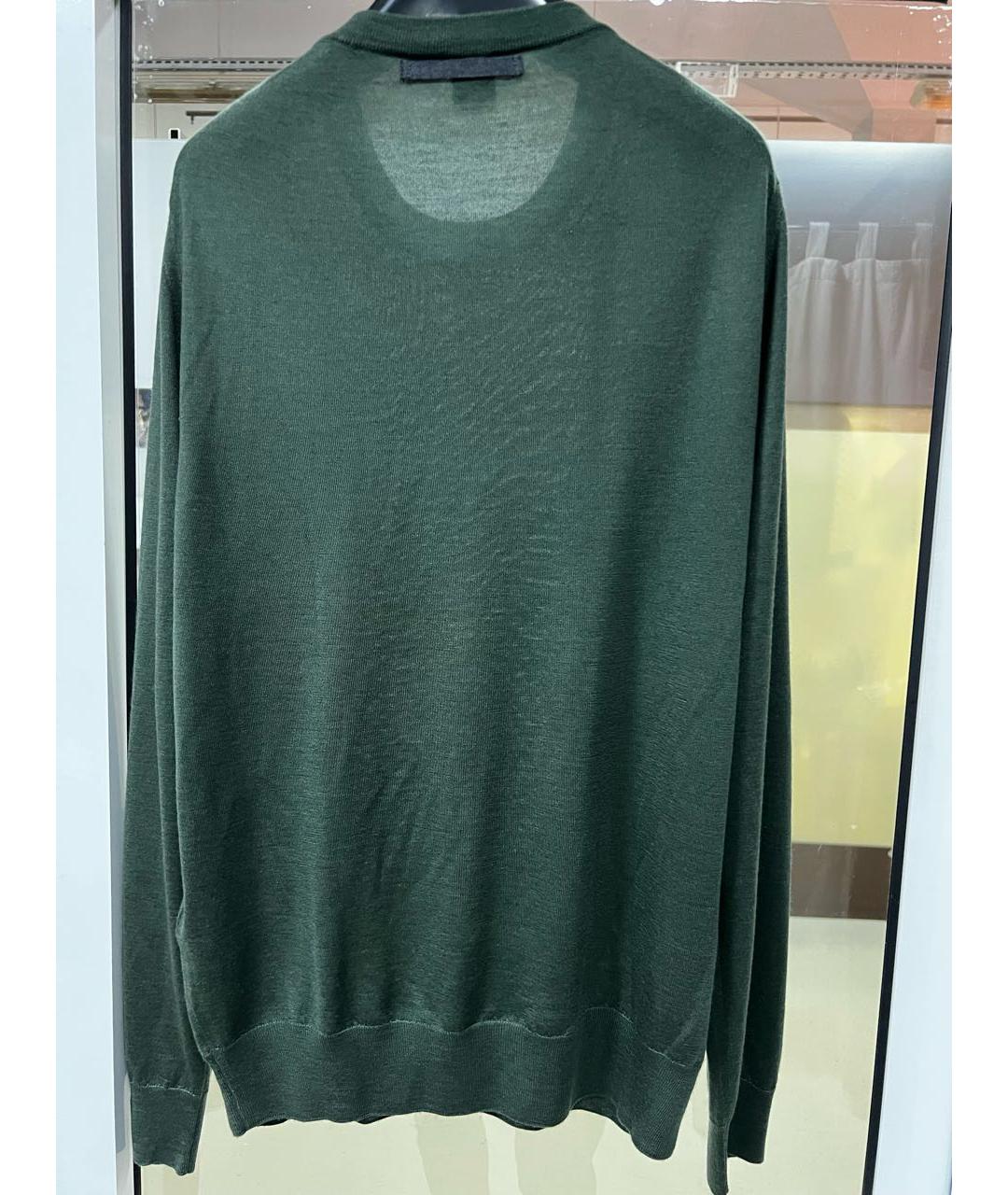 FEDELI Зеленый кашемировый джемпер / свитер, фото 2
