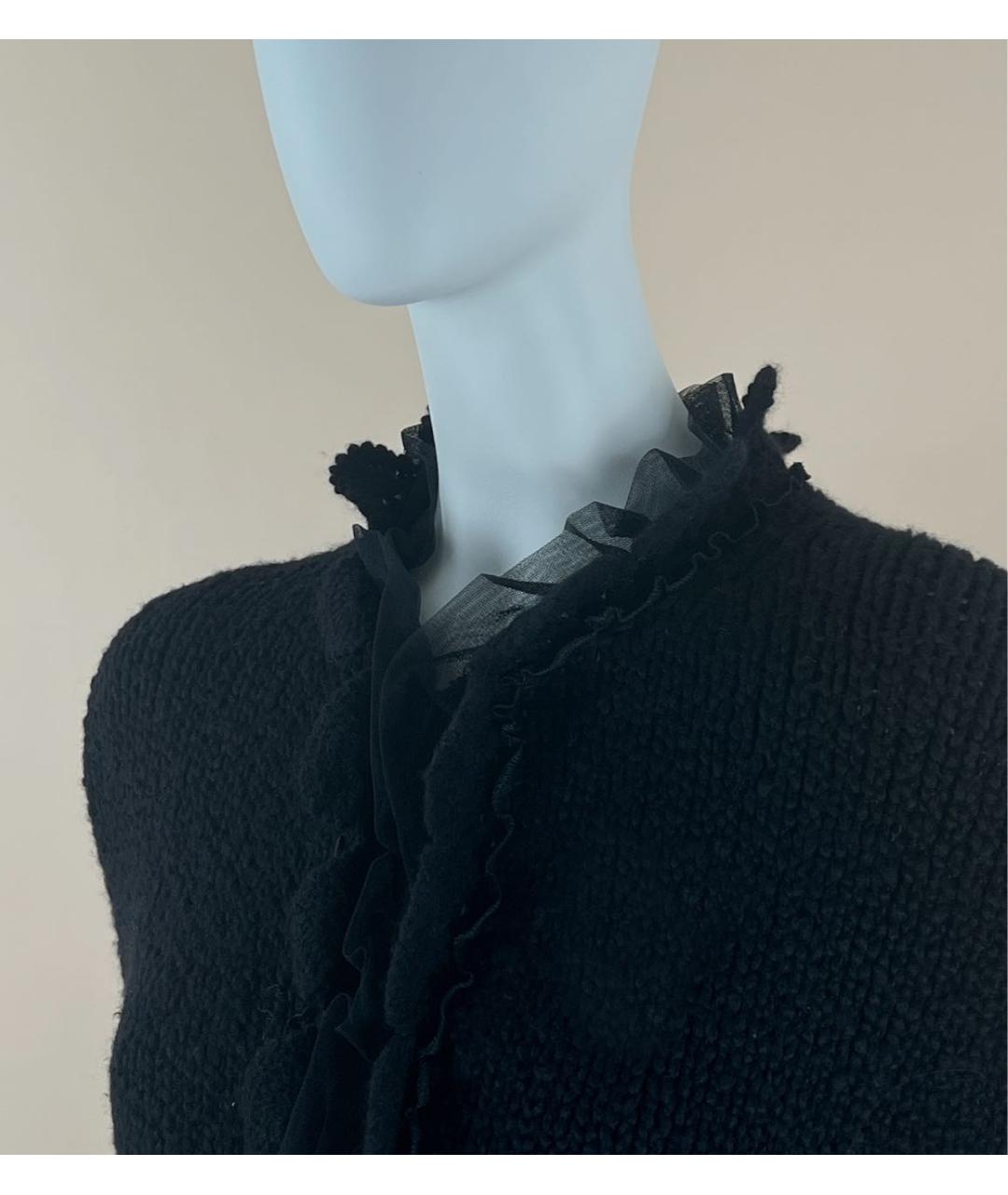 CHANEL PRE-OWNED Черный кашемировый жакет/пиджак, фото 2