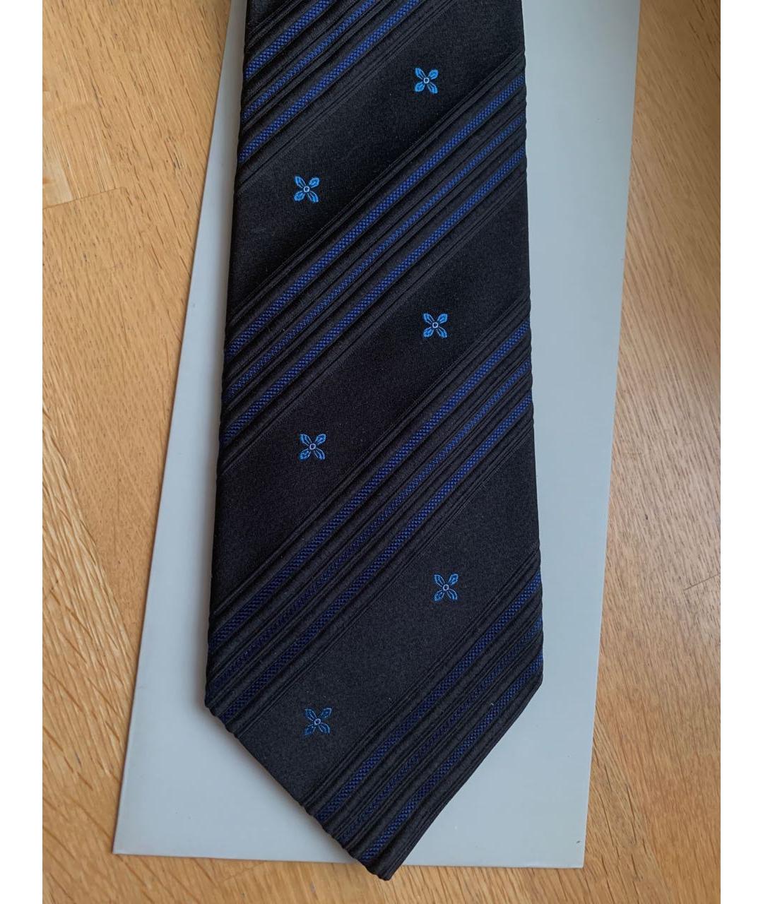 LOUIS FERAUD Черный шелковый галстук, фото 2