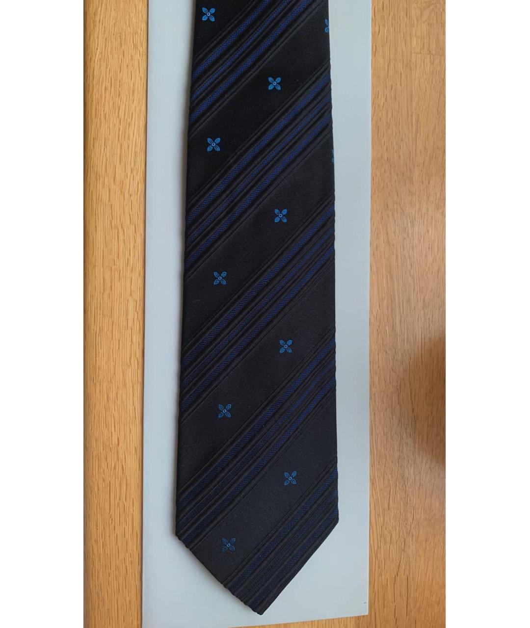 LOUIS FERAUD Черный шелковый галстук, фото 5