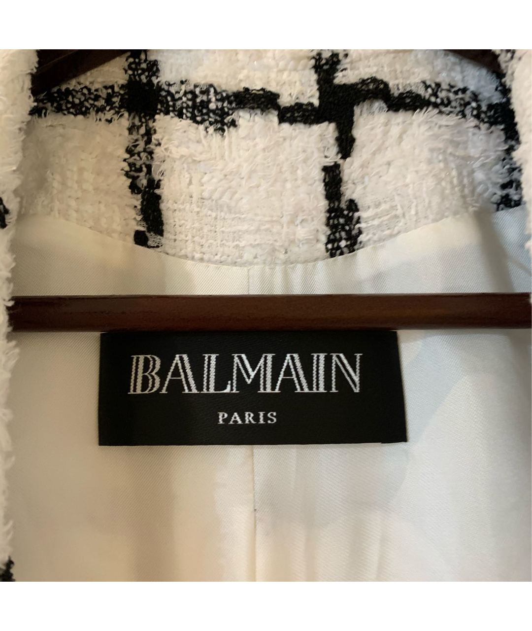 BALMAIN Белый полиамидовый жакет/пиджак, фото 5
