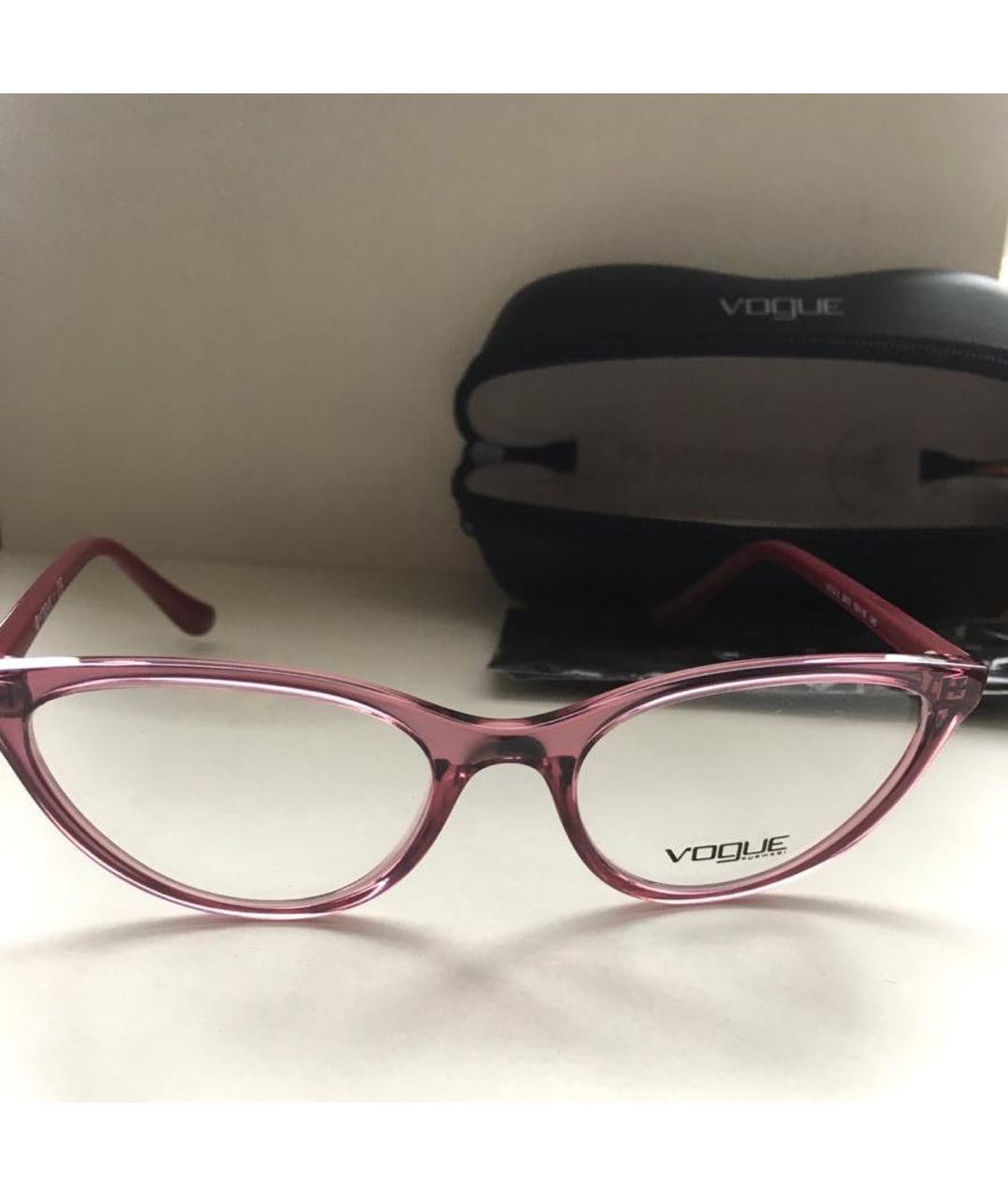 VOGUE EYEWEAR Розовые пластиковые солнцезащитные очки, фото 6