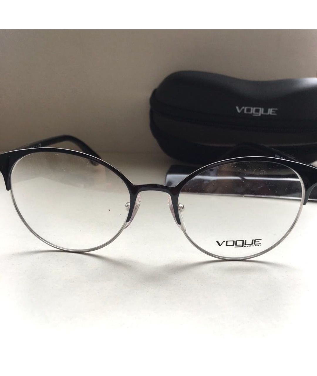 VOGUE EYEWEAR Черные металлические солнцезащитные очки, фото 7