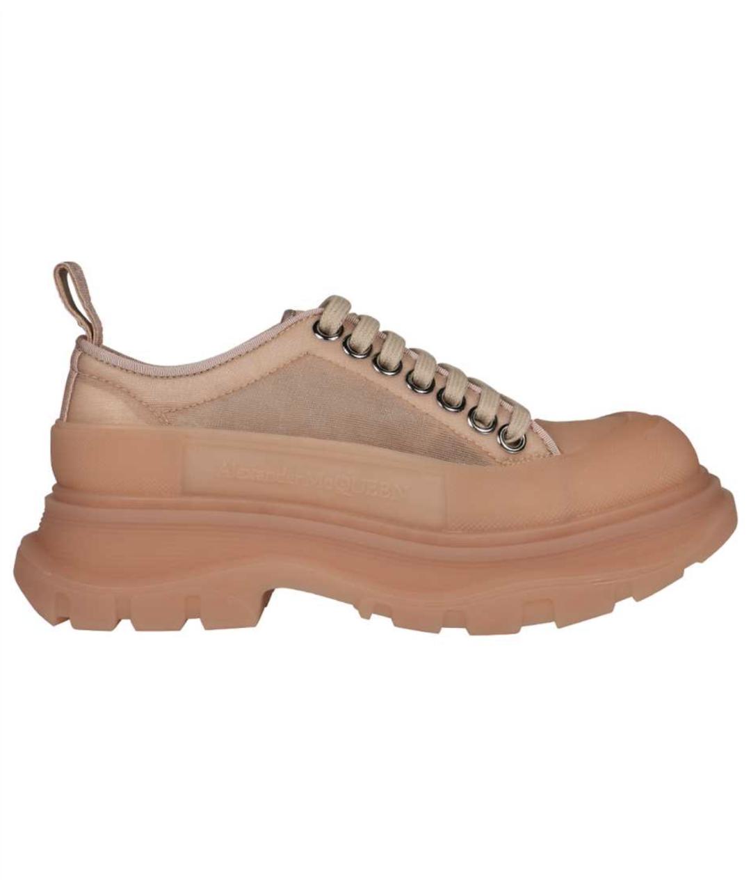 ALEXANDER MCQUEEN Бежевые кеды, фото 2
