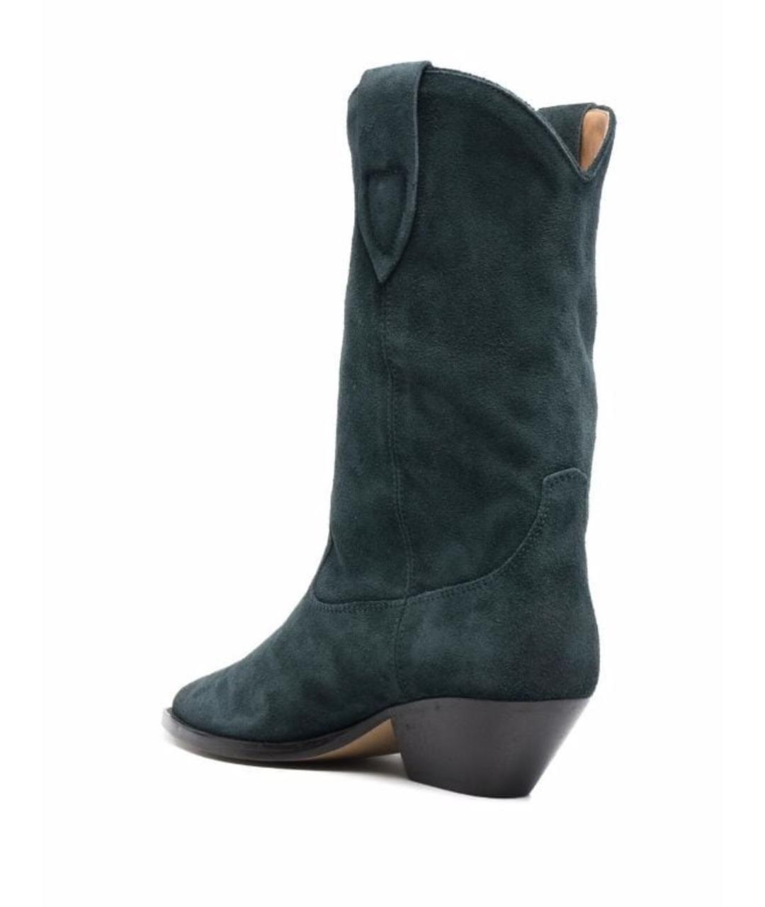 ISABEL MARANT Бирюзовые кожаные ботильоны, фото 2