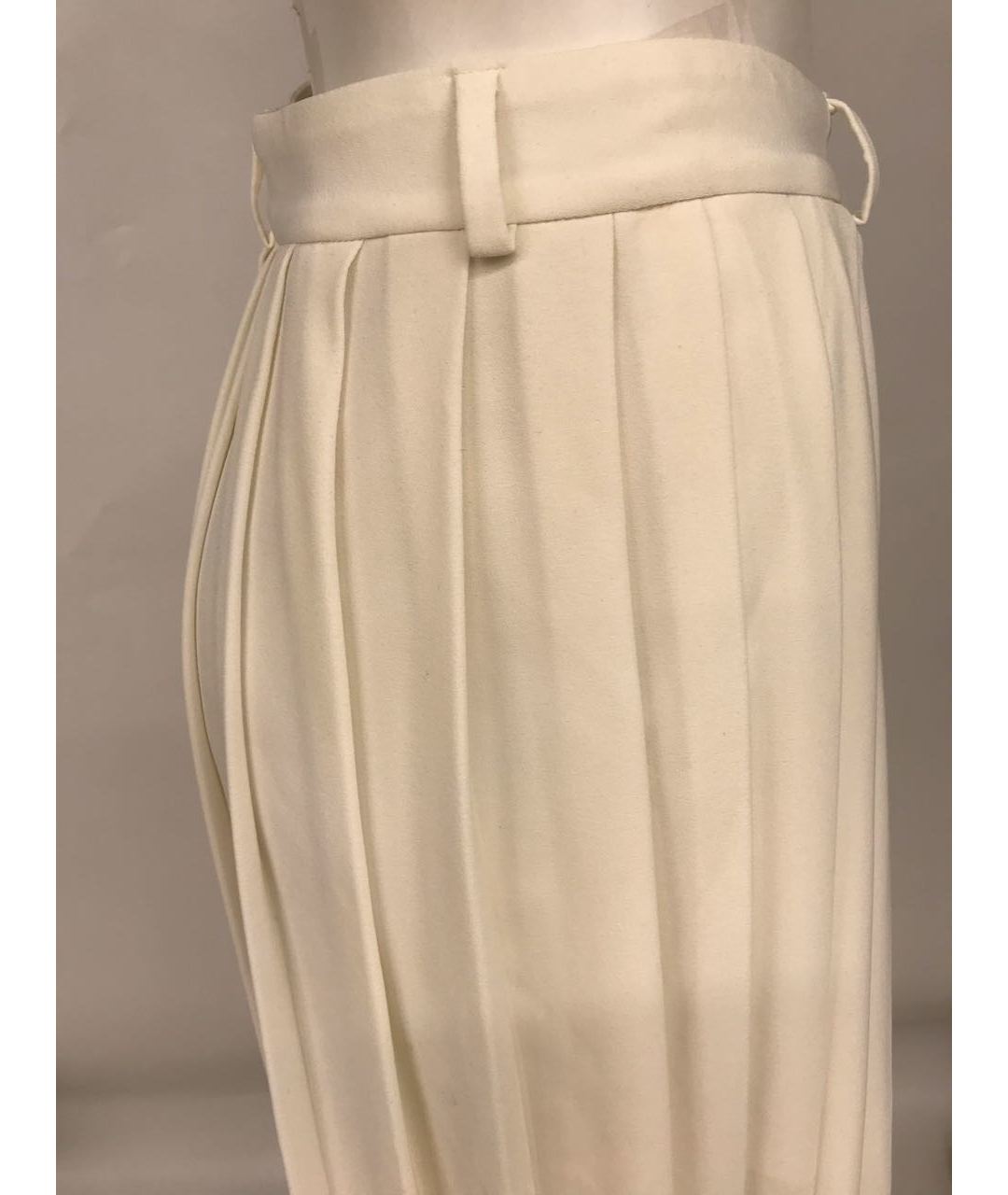 OFF-WHITE Белые брюки широкие, фото 3