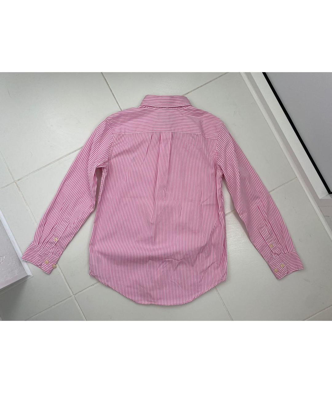 RALPH LAUREN Розовая хлопковая детская рубашка, фото 2