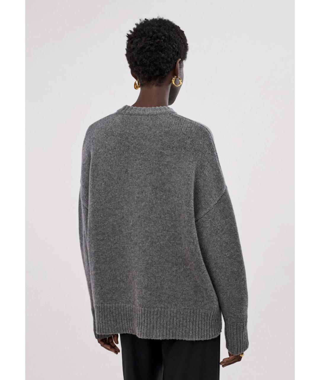 CO Серый шерстяной джемпер / свитер, фото 4