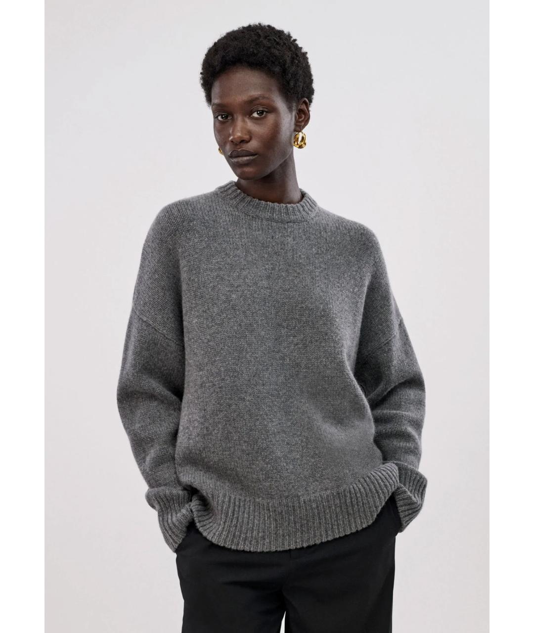 CO Серый шерстяной джемпер / свитер, фото 2