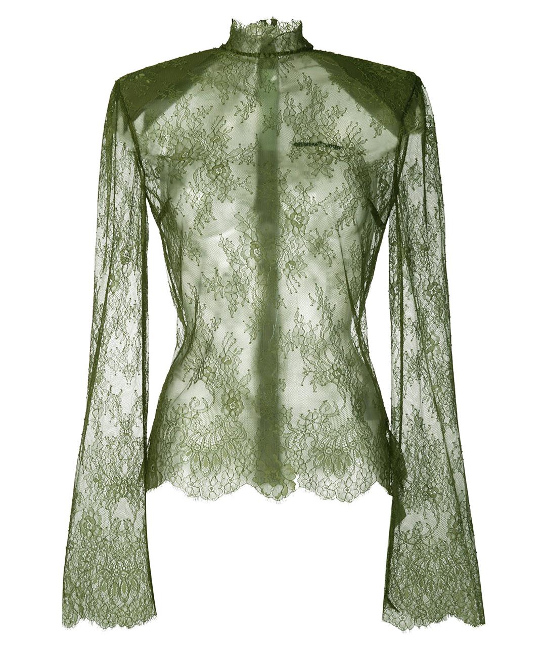 OFF-WHITE Зеленая полиамидовая блузы, фото 1