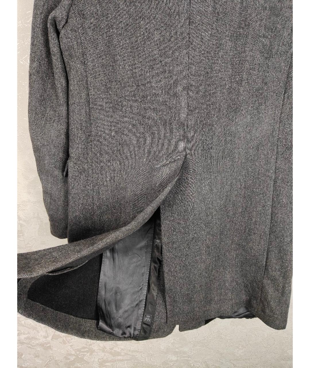 CORNELIANI Антрацитовое шерстяное пальто, фото 4