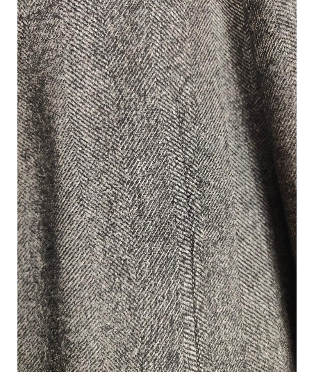 CORNELIANI Антрацитовое шерстяное пальто, фото 7
